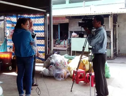 Phát hiện 400kg măng nhiễm chất vàng ô