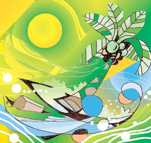 Buổi sáng ra sông