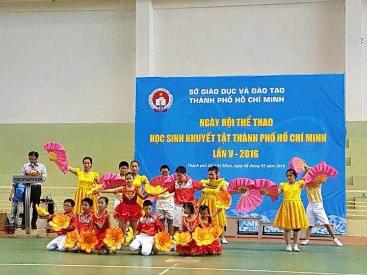 750 học sinh khuyết tật TPHCM tham gia Ngày hội thể thao