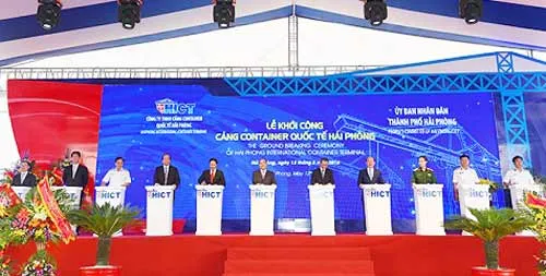 Khởi công xây dựng Cảng container quốc tế Hải Phòng