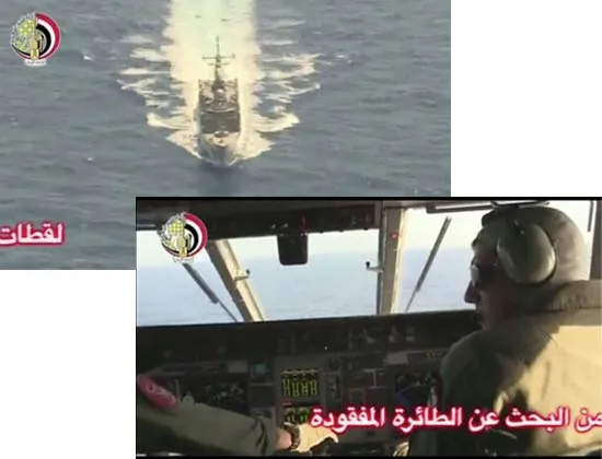 Phát hiện các mảnh vỡ nghi của MS804 ở Địa Trung Hải