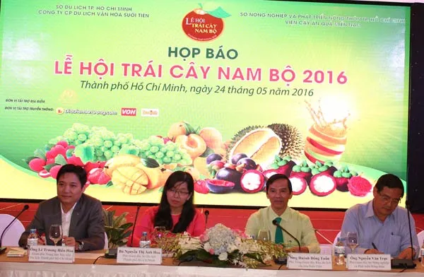 21 tỉnh, thành phố tham gia lễ hội trái cây Nam bộ năm 2016