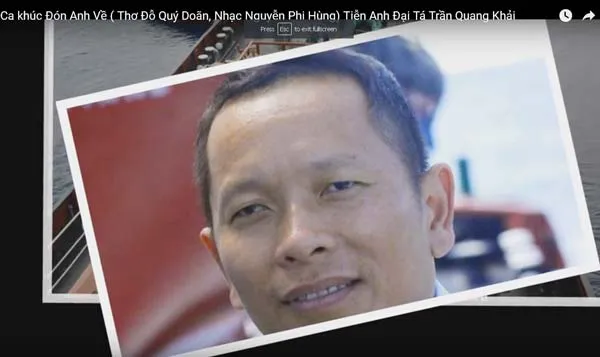 Lời thơ "Đón anh về" được phổ nhạc tiễn biệt phi công Trần Quang Khải ảnh 2