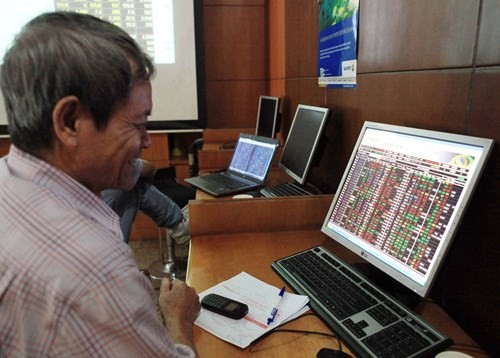 An investor at Bao Viet Securities Company. (Photo: VNA)