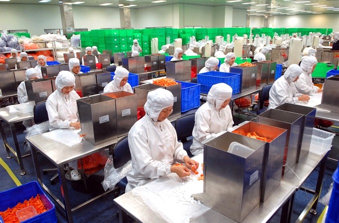 Medicines are produced at German-invested B. Braun Việt Nam in Hà Nội’s Thanh Oai Industrial Complex. Việt Nam attracted more than US$11.2 billion foreign direct investment in the first half of the year.