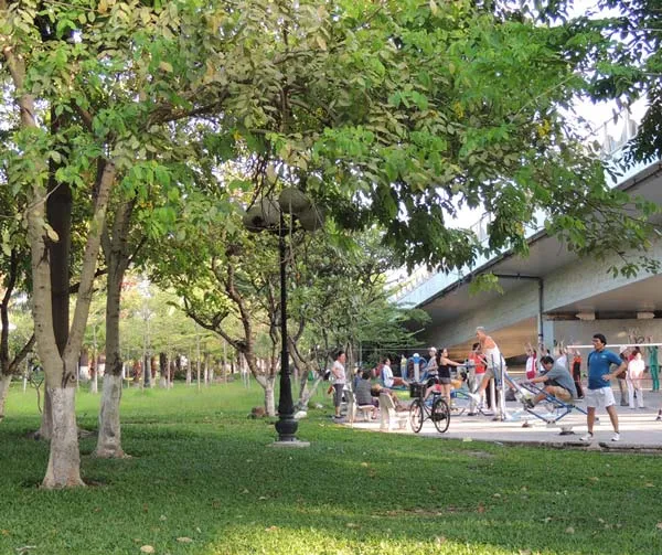 Góc thư giãn ở dạ cầu