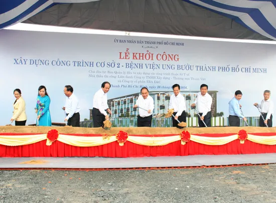 TPHCM khởi công cơ sở 2 Bệnh viện Ung Bướu