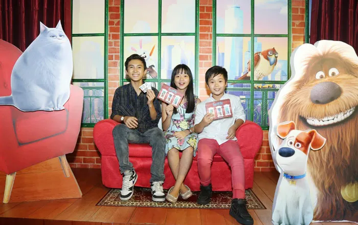 Sao Việt đưa nhóc tì đến rạp hội ngộ thú cưng ảnh 2