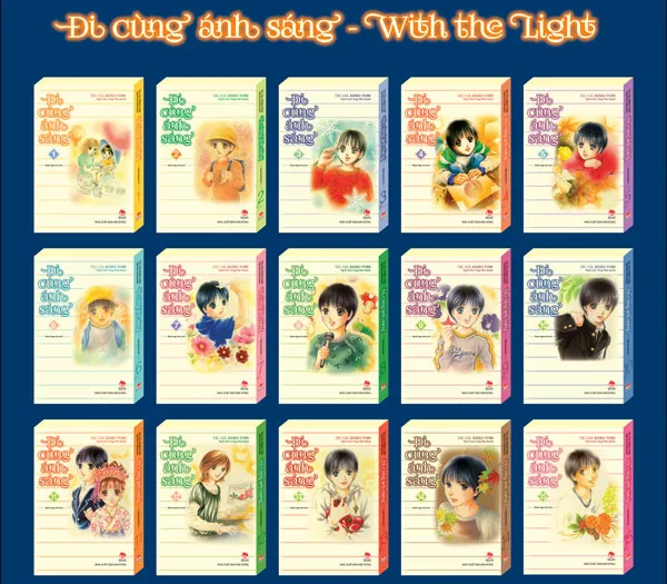 “Đi cùng ánh sáng” - bộ sách cảm động về gia đình