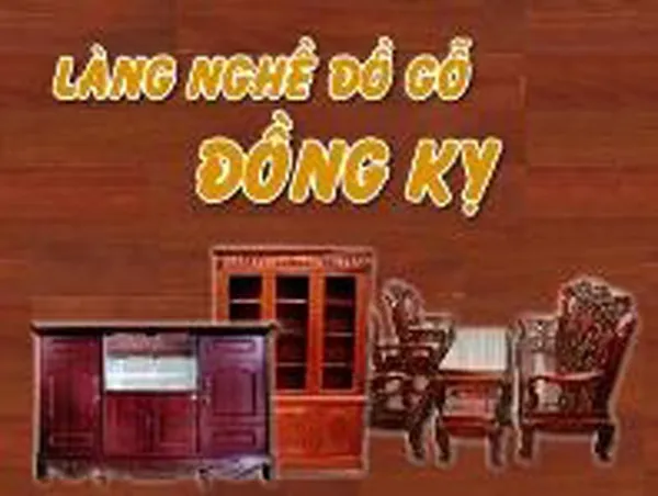 Đồ gỗ làng nghề Đồng Kỵ lên sàn giao dịch điện tử