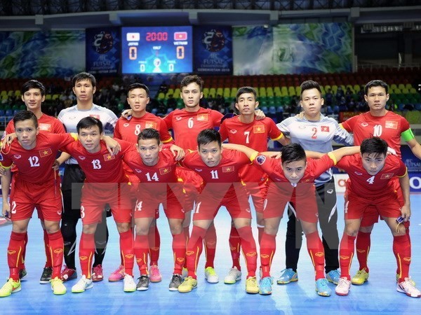 Vietnamese futsal team (Source: VNA)