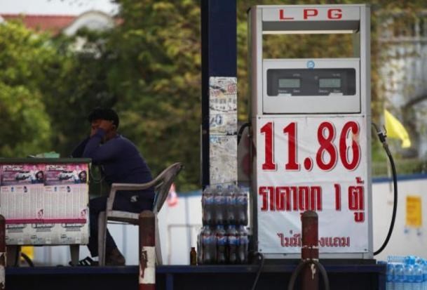 An LPG station on the outskirts of Bangkok. (Photo: Bangkokpost.com)