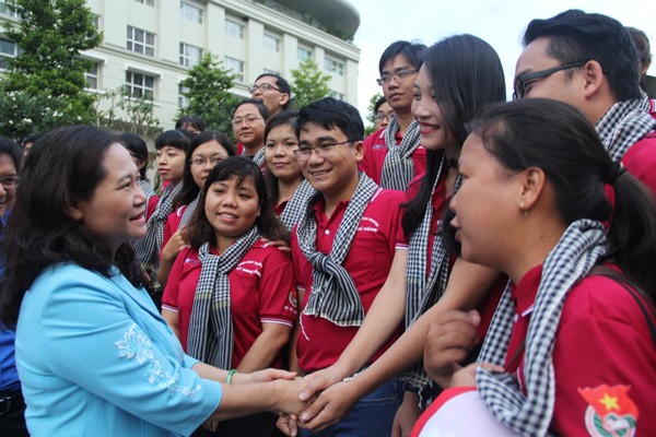 80 young people will join voluntary activities in Laos (Photo: SGGP)