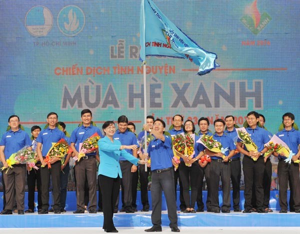 The launching ceremony for the 23rd Green Summer Campaign- 2016 takes place in HCMC. (Photo:SGGP)
