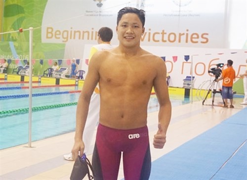 Swimmer Huynh Man Dat (Source: sggp.org.vn)
