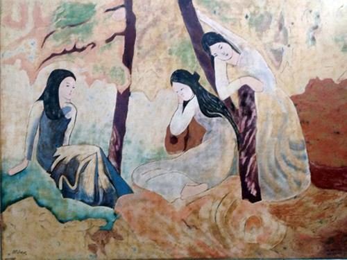 "The gracefulness" by painter Duong Bich Lien