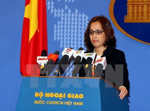 Foreign Ministry Deputy Spokesperson Pham Thu Hang. (Photo: VNA)