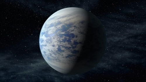 An artist’s impression of Kepler-69c, a super-Earth-size planet in the habitable zone of a star like our sun, located about 2,700 light-years from Earth in the constellation Cygnus. AFP Photo