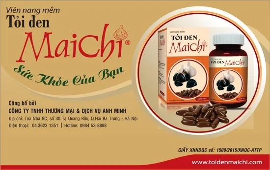 Viên nang mềm tỏi đen MaiChi - “Vệ sĩ” cho sức khỏe