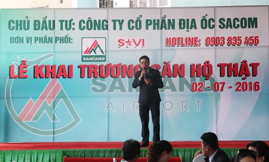 Địa ốc Sacom khai trương căn hộ mẫu Samland Airport