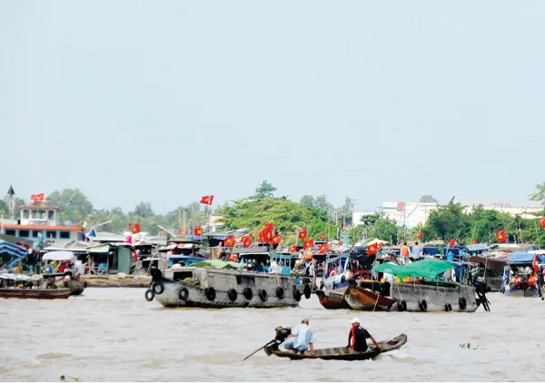 Độc đáo chợ nổi Cái Răng ảnh 3