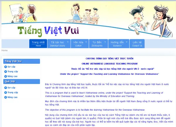 Tăng cường dạy tiếng Việt trực tuyến cho người Việt ở nước ngoài