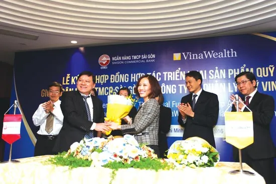 VinaWealth và ngân hàng tmcp Sài Gòn ký hợp đồng hợp tác triển khai sản phẩm quỹ mở