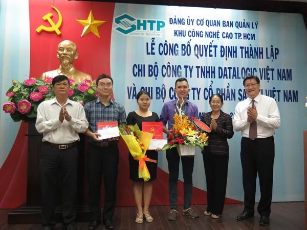 Khu Công nghệ cao TPHCM thành lập thêm 2 chi bộ Đảng trong doanh nghiệp có vốn đầu tư nước ngoài