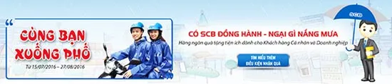 Ngại gì mưa rơi thảnh thơi xuống phố cùng SCB