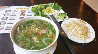 Pho is one of the most popular street-food dishes in Vietnam