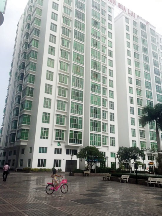 Apartment buildings for low income people in District 7, HCMC (Photo: SGGP)