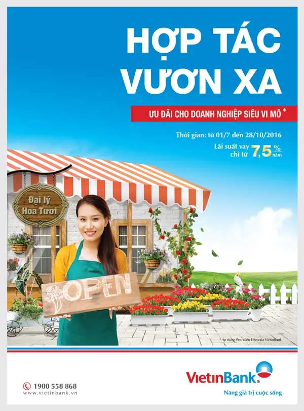 Lãi suất cho vay doanh nghiệp siêu vi mô từ 7,5%/năm