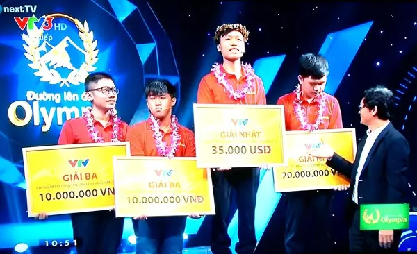 Chàng trai Huế giành vòng nguyệt quế Olympia 2016