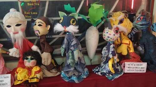 Diverse collection: Puppets are displayed at Học’s museum. He considers them as friends and want to introduce them to more people.