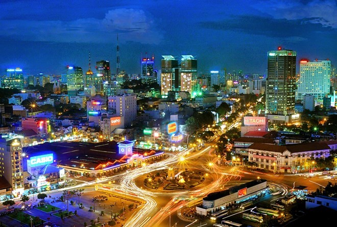 An overview of Ho Chi Minh City (Photo: VNA)