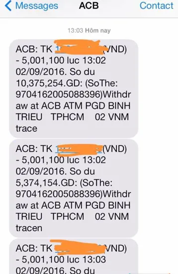 Thêm trường hợp bị mất tiền trong thẻ ATM