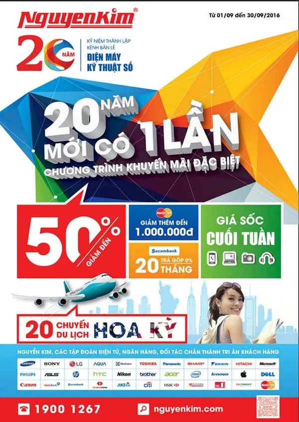 Nguyễn Kim kỷ niệm 20 năm thành lập kênh bán lẻ điện máy - kỹ thuật số