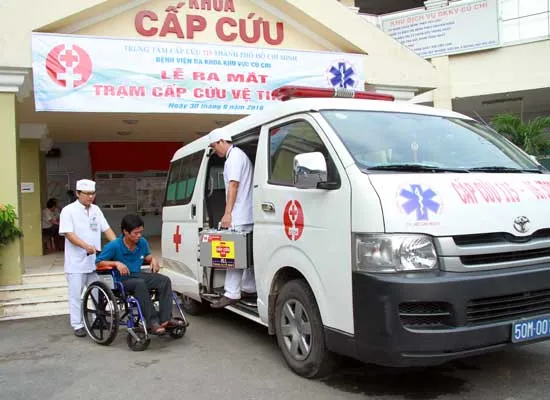 Bệnh viện Đa khoa khu vực Củ Chi ra mắt Trạm Cấp cứu vệ tinh 115