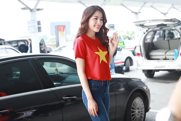 Nam Em chính thức lên đường tham gia Miss Earth 2016