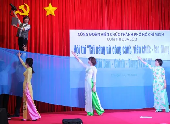 Báo SGGP đoạt giải nhất bảng B Hội thi “Tài năng nữ công chức, viên chức - lao động TPHCM”