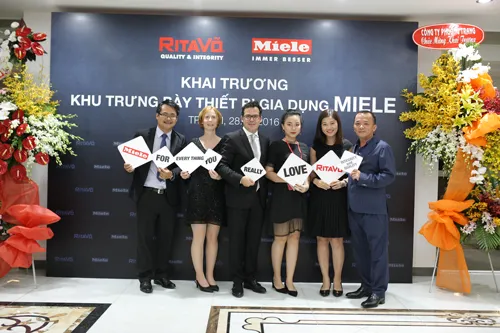 SHOWROOM RITAVÕ PRO khai trương khu trưng bày Miele ảnh 1