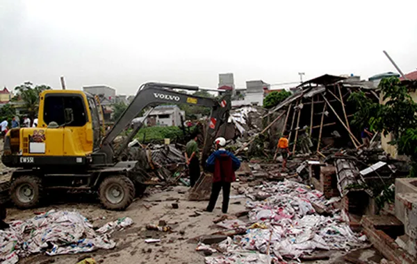 Nổ lớn ở Thái Bình khiến 15 người thương vong