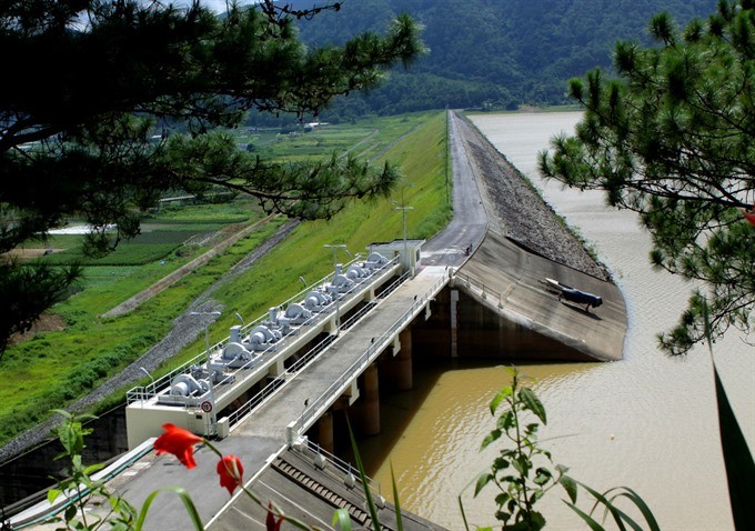 Đa Nhim - Hàm Thuận - Đa Mi Hydropower Plant always complies with reservoir operation regulations. VNA/VNS Ngọc Hà