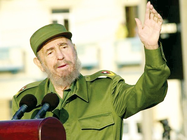 Cuban late President Fidel Castro.
