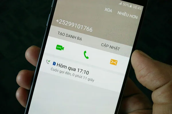 Người dùng MobiFone phát sinh cước quốc tế từ cuộc gọi có đầu số lạ