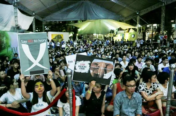 2.000 bạn trẻ cam kết bảo vệ động vật hoang dã ảnh 2