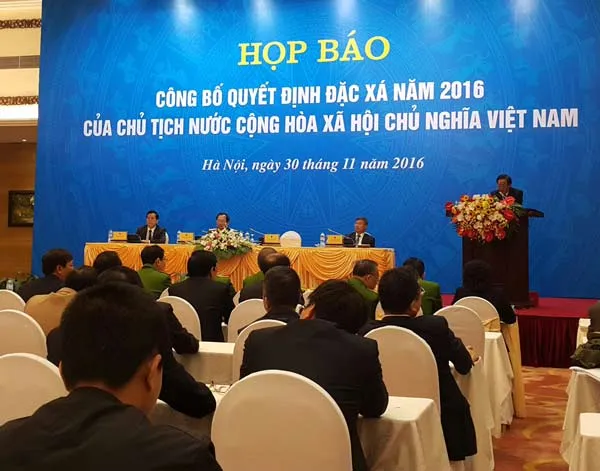 Đặc xá tha tù trước hạn cho 4.180 phạm nhân