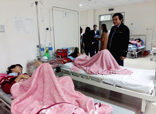 Patients are treated in the hsopital (Photo: SGGP)