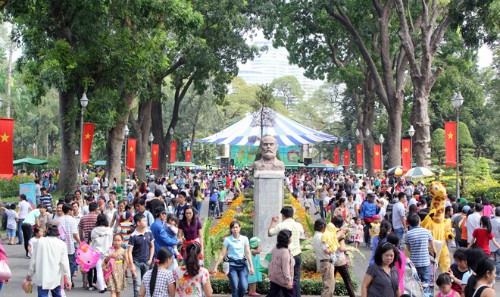 The scale-1/500 detailed zoning plan for Saigon Zoo and Botanical Gardens. (Photo: SGGP)