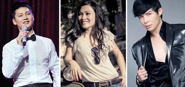 Singers, Duc Tuan, Phuong Thanh and Nathan Lee